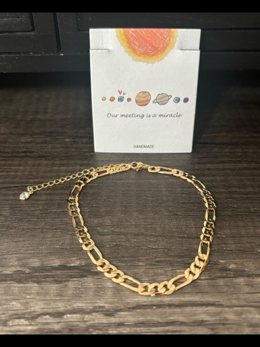 Gold Tones Bracelet for Women - Adjustable Chain